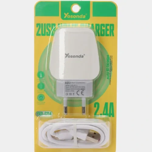 CHARGEUR TELEPHONE YOSANDA LIGHTNING ET TYPE C