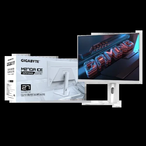 ECRAN GAMING GIGABYTE M27QA ICE  27′ IPS EDGE TYPE 180Hz 1MS QHD