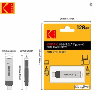 FLASH DISK KODAK 128GO 3.2 TYPE C - USB