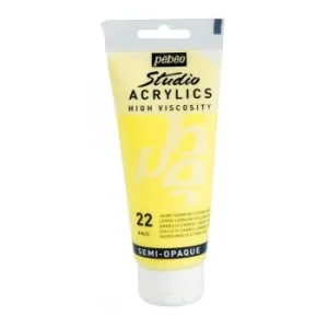 ACRYLIC STUDIO TUBE100 JAUNE CADMIUM CLAIR "PEBEO" REF: 831022