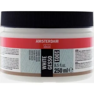 ACRYLIQUE GESSO BLANC "AMSTERDAM"