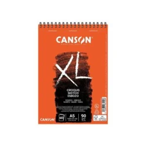 ALBUM CROQUIS XL A5 TRES BOUFFANT 60F 90g "CANSON" REF: 200787220