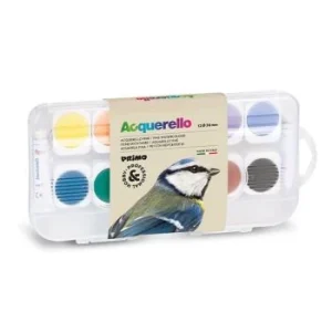 AQUARELLE FINE 12 PASTILLES DE 30mm "PRIMO" REF: 136A12GMH