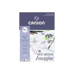 BLOC 50 FL IMAGINE A5 200G BLANC "CANSON" REF: 200006009