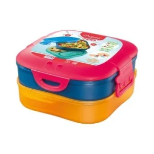 BOÎTE À DÉJEUNER 3EN1 CONCEPT ENFANTS ROUGE-ORANGE 1,4 L "MAPED" REF: 870701