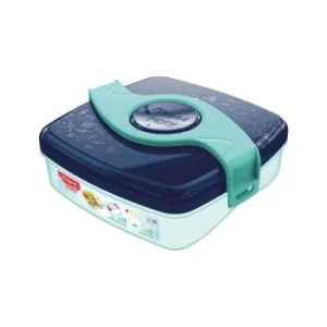 BOITE A GOUTER KIDS BLUE-GREEN ORIGINS "MAPED" REF: 870304