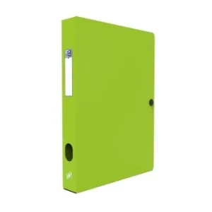 BOITE DE CLASSEMENT MEMHPIS STYLE 24x32 DOS 40mm POLYPROPYLENE OPAQUE VERT "ELBA" REF: 100200131