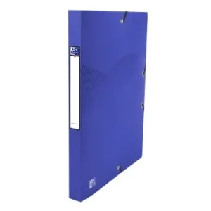 BOITE DE CLASSEMENT OSMOSE 24x32 DOS 25mm POLYPROPILINE OPAQUE BLEU "ELBA" REF: 400105016