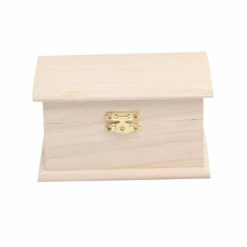 BOITE EN BOIS RECTANGULAIRE 13 x 8 x 7,5 cm "TECHNO" REF: 6320
