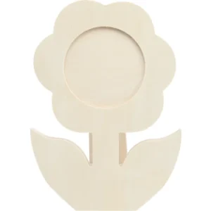 CADRE PHOTO FORME FLEUR PETALE 13,5x18,5x1cm EN BOIS "TECHNO" REF: 6334