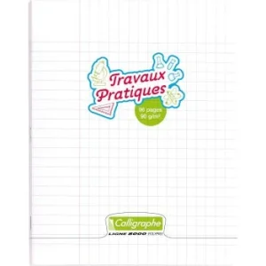 CAHIER PIQUE TP CALLIGRAPHE EN PP 96P 17x22 CM 90G SEYES UNI "CALLIGRAPHE" REF:18186C
