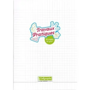 CAHIER PIQUE TP CALLIGRAPHE EN PP 96P A4 90G SEYES UNI "CALLIGRAPHE" REF:18187C