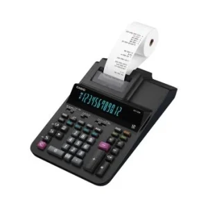 CALCULATRICE A RUBAN 12 CHIFFRES NOIRE "CASIO" REF: DR-120R-BK-E-DC