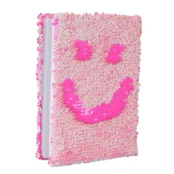 CARNET FANTAISIE A5 ROSE "TECHNO" REF: 4792