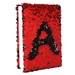 CARNET FANTAISIE A5 ROUGE "TECHNO" REF: 4792