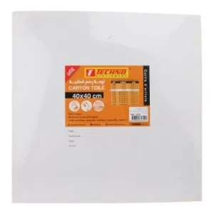 CARTON TOILE 280g EN COTON 40x40cm "TECHNO" REF: 4729