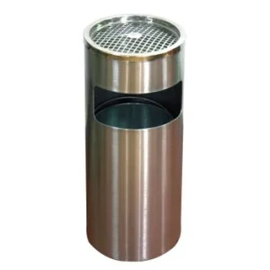 CENDRIER CORBEILLE EN INOX 25 X 61 CM TECHNO REF: 0175