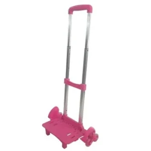 CHARIOT SAC A DOS 6 ROUES ROSE "TECHNO" REF: 4888