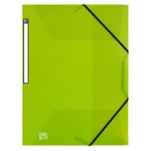 CHEMISE A RABAT OSMOSE A4 POLYPROPILINE TRANSLUSIDE VERT "ELBA" REF: 400105137