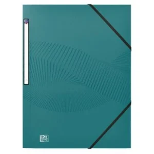 CHEMISE A RABAT OSMOSE A4 POLYPROPILINE VERT OPAQUE TURQUOISE "ELBA" REF: 400105135
