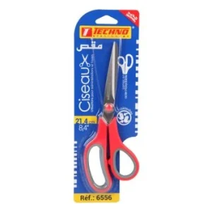 CISEAUX ASYMETRIQUE 21,4 cm S/BLISTER "TECHNO" REF: 6556