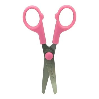 CISEAUX ECOLIER 12 CM ROSE "TECHNO" REF: 3306