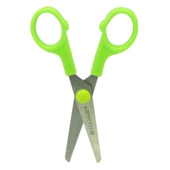 CISEAUX ECOLIER 12 CM VERT "TECHNO" REF: 3306