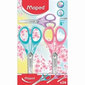 CISEAUX ESSENTIALS SOFT PASTEL 13CM "MAPED" REF: 464413