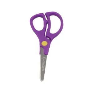 CISEAUX SCOLAIRE 12.7 cm AGILE ANNEAUX VIOLET "TECHNO" REF: 7072