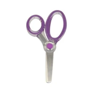 CISEAUX SCOLAIRE 13.3 cm BLOOM ANNEAUX VIOLET "TECHNO" REF: 7069