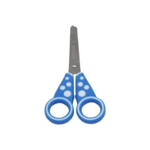 CISEAUX SCOLAIRE 13.5 cm LOVELY CIRCLE ANNEAUX BLEU "TECHNO" REF: 7061