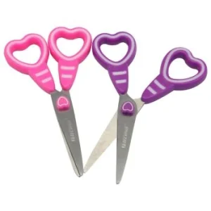 CISEAUX SCOLAIRE 13.5 cm LOVELY HEART "TECHNO" REF: 7063