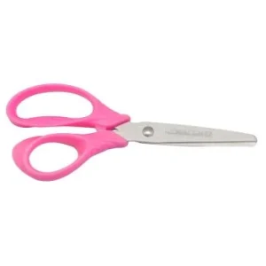CISEAUX SCOLAIRE 13 cm DONUT ANNEAUX ROSE "TECHNO" REF: 7059