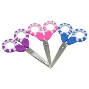 CISEAUX SCOLAIRE 13 cm DONUT "TECHNO" REF: 7060