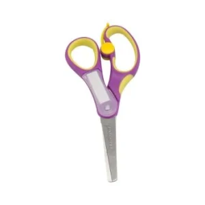 CISEAUX SCOLAIRE 13 cm SKILLY ANNEAUX VIOLET "TECHNO" REF: 7067