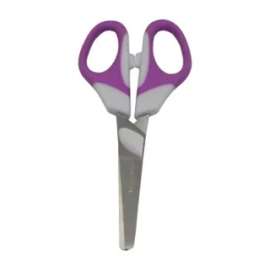 CISEAUX SCOLAIRE 14 cm LIMBER ANNEAUX VIOLET "TECHNO" REF: 7065