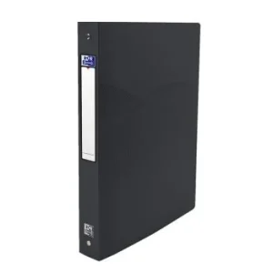 CLASSEUR 04 ANNEAUX OSMOSE A4 DOS 40mm ROND POLYPROPILINE OPAQUE NOIR "ELBA" REF: 400105140