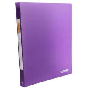 CLASSEUR A4 ANNEAUX 20MM VIOLET "TECHNO" REF: 4128
