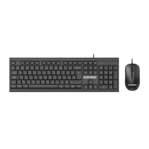 CLAVIER ET SOURIS TAPPEX NOIR "TECHNO" REF: 8705