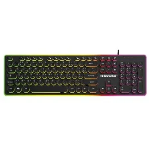 CLAVIER RGB TAPPEX NOIR "TECHNO" REF: 8702