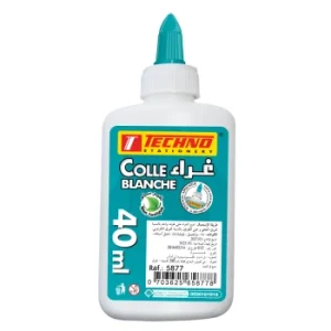 COLLE BLANCHE BOUCHON APPLICATEUR 40ml "TECHNO" REF: 5877