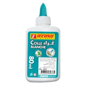 COLLE BLANCHE BOUCHON APPLICATEUR 80ml "TECHNO" REF: 5878