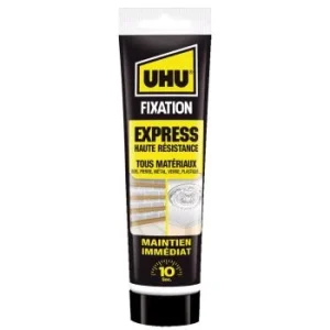 COLLE DE MONTAGE FIXATION EXPRESS EN TUBE DE 175g "UHU" REF: 37685