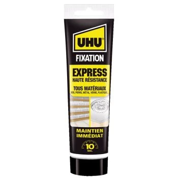 COLLE DE MONTAGE FIXATION EXPRESS EN TUBE DE 175g "UHU" REF: 37685