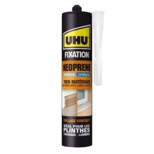 COLLE DE MONTAGE FIXATION NEOPRENE EN CARTOUCHE 350g "UHU" REF: 37720