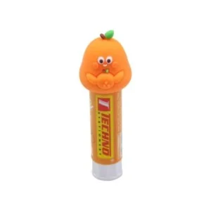 COLLE STICK FANTAISIE 9g SOUS FORME D'UN FRUIT CORPS ORANGE "TECHNO" REF: 7205