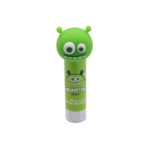 COLLE STICK FANTAISIE 9g SOUS FORME D'UN MONSTRE CORP VERT "TECHNO" REF: 7206