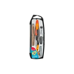 COMPAS OPEN VERSION INTER BOITE DE 5 PCS COULEUR ORANGE "MAPED" REF:536955