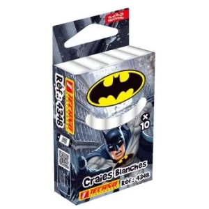 CRAIE BLANCHE DE 10 PIECES MOTIF BATMAN "TECHNO" REF: 4348