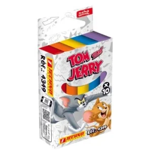 CRAIE COULEUR DE 10 PIECES MOTIF TOM & JERRY "TECHNO" REF: 4349
